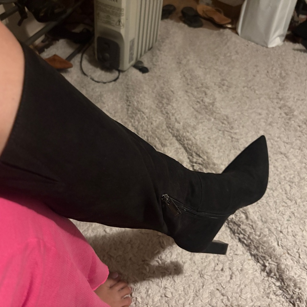 Jennifer Lopez Black Ankle Boots Classic Style